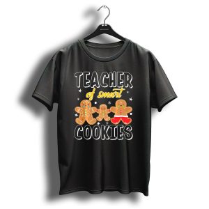 Teacher Of Smart Cookies Christmas Ornament Gingerbread Family T-Shirt