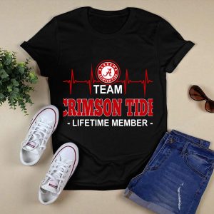 Team Alabama Crimson Tide Lifetime Member T Shirt