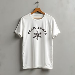 Team Santa Snowflake Christmas T-Shirt