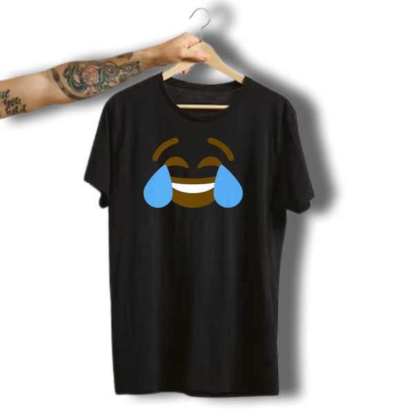 Tears Of Joy Emoji Funny Halloween Costume Group Idea T Shirt t shirt 1
