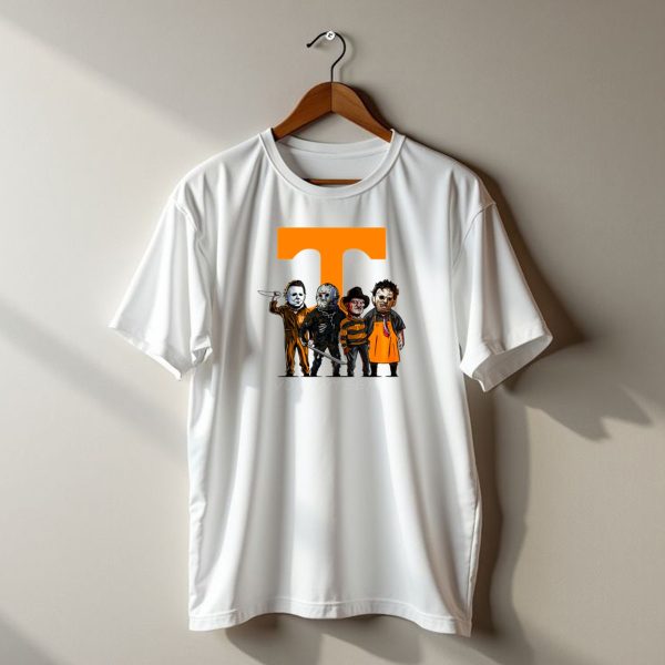 Tennessee Volunteers Halloween Horror Icons Squad T Shirt t shirt 1