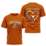 Texas Longhorns 2025 Ncaa National Coming Out Day Pride All Over Print T Shirt