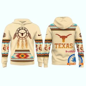Texas Longhorns 2025 Ncaa Native American Heritage All Over Print Hoodie