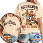 Texas Longhorns 2025 Ncaa Season Fall For Jesus All Over Print T Shirt