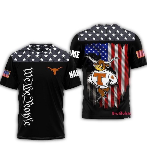 Texas Longhorns 2025 NCAA We The People Limited Edition 3D Shirt 1