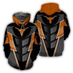 Texas Longhorns Armor Football All Over Print Hoodie