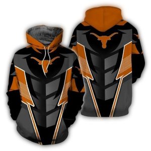 Texas Longhorns Armor Football All Over Print Hoodie