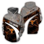 Texas Longhorns Armor Thunder All Over Print Hoodie