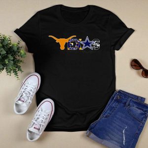 Texas Longhorns Astros Cowboys Spurs Icons T-Shirt