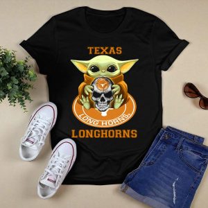 Texas Longhorns Baby Creature With Skull And Orange T-Shirt
