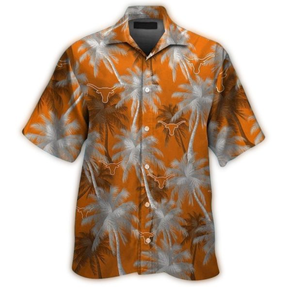 Texas Longhorns Coconut Tropical Hawaiian Shirt 1
