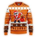 Texas Longhorns Dabbing Santa Claus Christmas Ugly Sweater