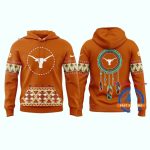 Texas Longhorns Football Native American Heritage All Over Print Hoodie