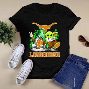 Texas Longhorns Football Patricks Day Longhorns Gnome Baby Jedi T-Shirt