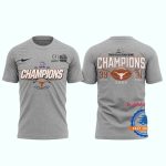 Texas Longhorns Football Playoff 2025 Peach Bowl Champions 39 31 Score All Over Print T Shirt