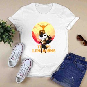 Texas Longhorns Football Skeleton Halloween T-Shirt