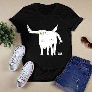Texas Longhorns For All The Horns Bold White Longhorn T-Shirt