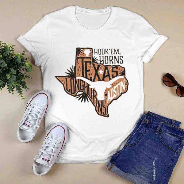 Texas Longhorns Hook Em Horns Austin T Shirt 1 0