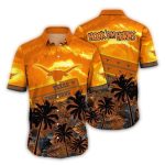 Texas Longhorns Hook 'Em Horns Coconut Tropical Hawaiian Shirt