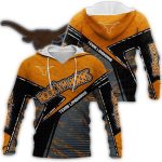 Texas Longhorns Hook 'Em Horns Distressed All Over Print Hoodie