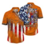 Texas Longhorns Hook 'Em Horns Firework Happy 4Th Of July Hawaiian Shirt