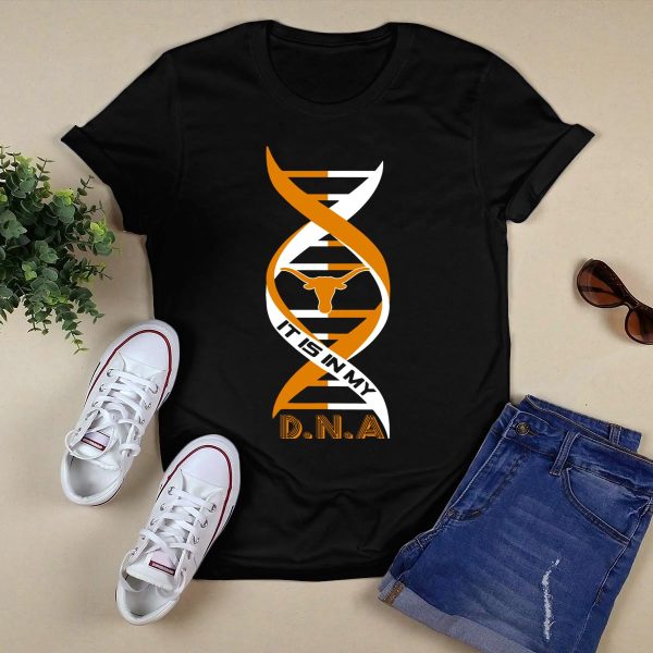 Texas Longhorns It Is In My DNA T Shirt Style 1 Black 1
