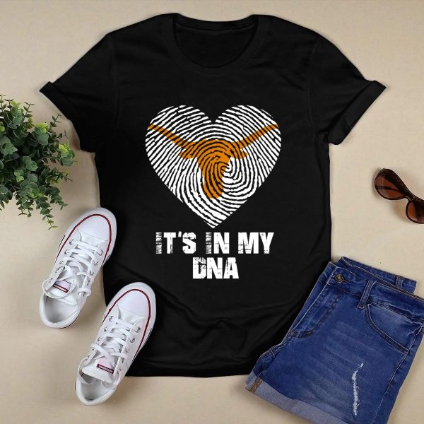 Texas Longhorns Its In My Dna T Shirt Style 1 Black 1
