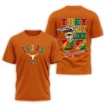 Texas Longhorns Juneteenth Freedom Day All Over Print T Shirt