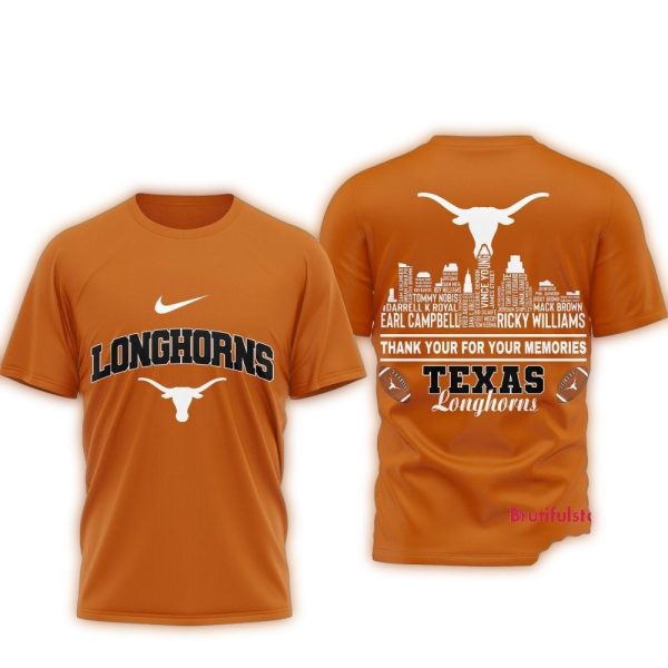 Texas Longhorns Legends of the Game Limited Edition T Shirt 1