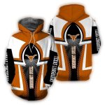 Texas Longhorns Logo Football All Over Print Hoodie