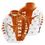 Texas Longhorns Many Logo Football For Fan All Over Print Hoodie