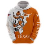 Texas Longhorns Mascot All Over Print Hoodie