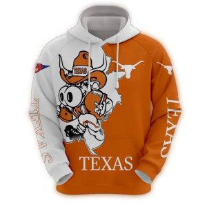 Texas Longhorns Mascot All Over Print Hoodie