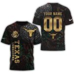 Texas Longhorns Mexican Heritage New All Over Print T Shirt