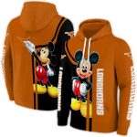 Texas Longhorns Mickey Mouse All Over Print Hoodie