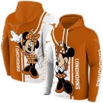 Texas Longhorns Minnie Mouse All Over Print Hoodie