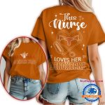 Texas Longhorns Nurse Appreciation Month All Over Print T Shirt
