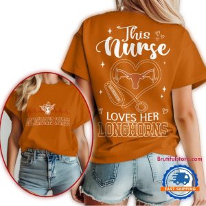 Texas Longhorns Nurse Appreciation Month All Over Print T Shirt
