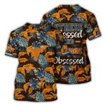 Texas Longhorns Orange Stress Blessed All Over Print T Shirt