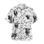 Texas Longhorns Pattern Hawaiian Shirt