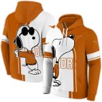 Texas Longhorns Playful Snoopy All Over Print Hoodie