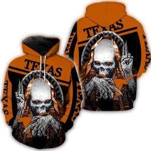 Texas Longhorns Skull Death Op Hoodie