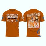Texas Longhorns Softball Womens College World Series 2025 Champions All Over Print T Shirt