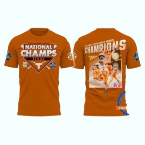 Texas Longhorns Softball Womens College World Series 2025 Champions All Over Print T Shirt