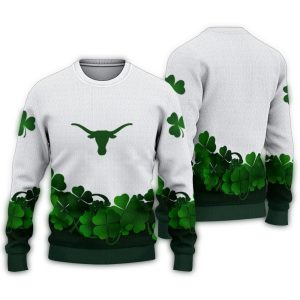 Texas Longhorns St Patricks Day Ugly Sweater