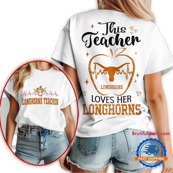 Texas Longhorns Teacher Appreciation Month Vintage T Shirt 1