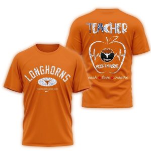 Texas Longhorns Teacher Appreciation Night All Over Print T Shirt
