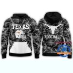 Texas Longhorns The Icy Helmet All Over Print Hoodie