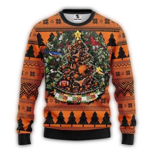Texas Longhorns Tree Ball Ugly Sweater