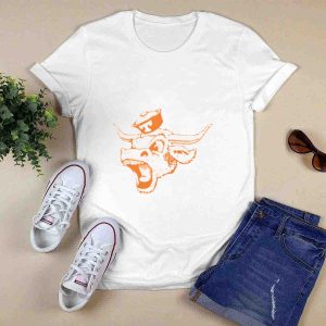 Texas Longhorns Vintage Bevo Logo Texas Orange Franklin T-Shirt